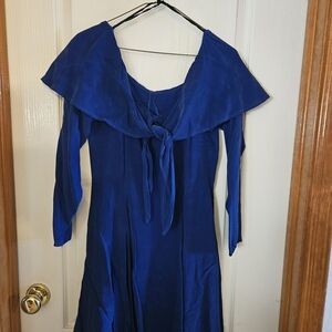 Rampage Deep Blue Long Sleeve Dress